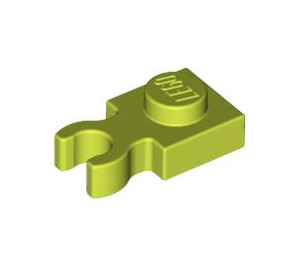 LEGO Mittlerer Kalk Platte 1 x 1 mit Vertikale Clip (Dicker U-Clip) (4085 / 60897)