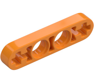 LEGO Mittleres Orange Balken 4 x 0.5 Dünn mit Achse Löcher (32449 / 63782)