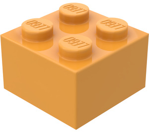 LEGO Mittlere Orange Backstein 2 x 2 (3003 / 6223)