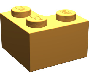 LEGO Medium Orange Brick 2 x 2 Corner (2357)