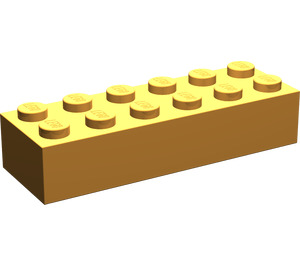 LEGO Mittlere Orange Backstein 2 x 6 (2456 / 44237)