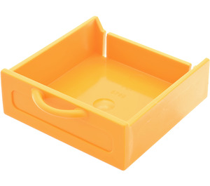 LEGO Mittleres Orange Schrank Drawer Klein (6799)