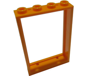 LEGO Mittlere Orange Rahmen 1 x 4 x 5 mit hohlen Bolzen (2493)