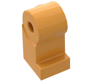 LEGO Medium Orange Minifigure Leg, Left (3817)