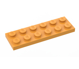 LEGO Mittleres Orange Platte 2 x 6 (3795)