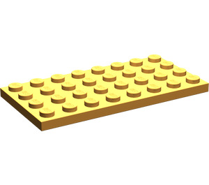LEGO Orange moyen assiette 4 x 8 (3035)