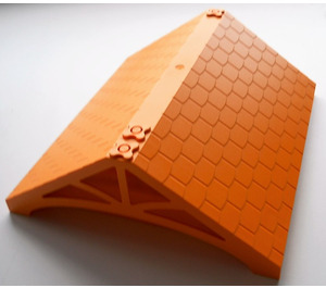 LEGO Medium Orange Roof 1/4 with Projection (33179)