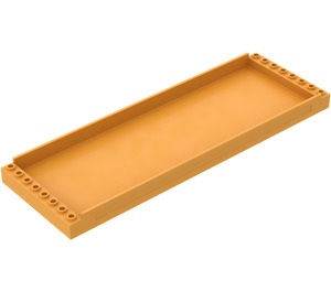 LEGO Medium Orange Scala Bed 8 x 24 (6940)