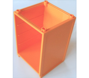 LEGO Medium Orange Scala Cabinet / Cupboard 6 x 6 x 7 2/3 (6874)