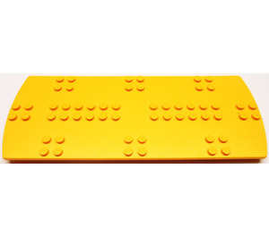 LEGO Mittlere Orange Scala Fliese 8 x 20 x 2/3 Runden Ends und Bolzen