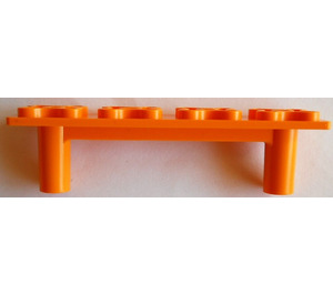 LEGO Orange moyen Sleeping Boîte Jambe (6941)