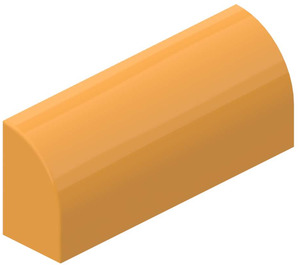 LEGO Mittleres Orange Schrägstein 1 x 4 Gebogen (6191 / 10314)