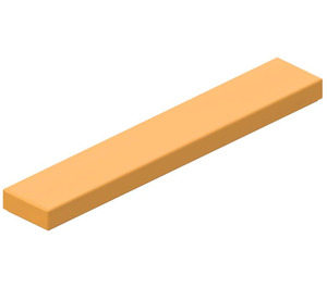 LEGO Medium Orange Tile 1 x 6 (6636)