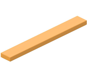 LEGO Medium oransje Tile 1 x 8 (4162)