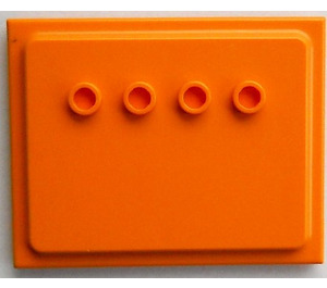 LEGO Medium Orange Wall Plate (6836)
