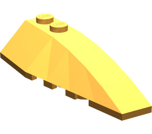 LEGO Mittlere Orange Keil 2 x 6 Doppelt Recht (5711 / 41747)