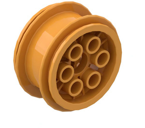 LEGO Medium Orange Wheel Rim Ø20 x 30 (6582)