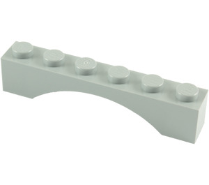 LEGO Medium steengrijs Boog 1 x 6 Doorlopende boog (3455)