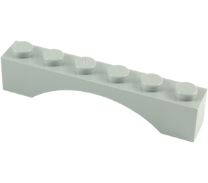 LEGO Medium Stone Gray Arch 1 x 6 Continuous Bow (3455)