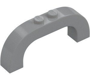 LEGO Medium Stone Gray Arch 1 x 6 x 2 with Curved Top (6183 / 24434)