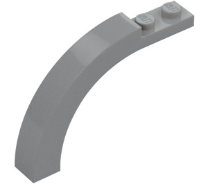 LEGO Medium Stone Gray Arch 1 x 6 x 3.3 with Curved Top (6060 / 30935)