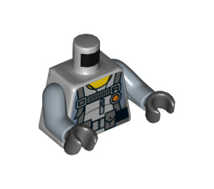 LEGO Gris piedra medio Army Gunner Tiburón Minifigura Torso (973 / 76382)