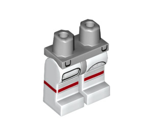 LEGO Mittleres Steingrau Astronaut Minifigure Hüften und Beine (3815 / 25320)