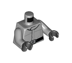 LEGO Medium Stone Gray AT-ST Driver Minifig Torso (973 / 76382)