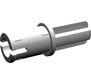 LEGO Medium Stone Gray Axle to Pin Connector with Friction (43093)