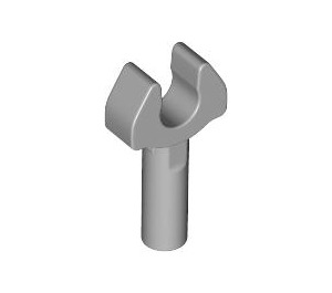 LEGO Medium Stone Gray Bar 1 with Clip (without Gap in Clip) (3484 / 48729)
