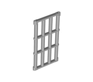 LEGO Gris pierre moyen Barre 1 x 4 x 6 avec Grille Fenêtre (92589)
