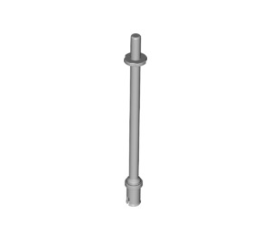 LEGO Medium Stone Gray Bar 7.6 with Stop with Flat End (2714 / 64865)
