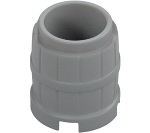 LEGO Medium Stone Gray Barrel 2 x 2 x 1.7 (2489 / 26170)