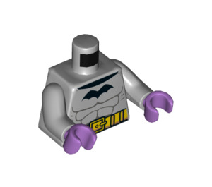 LEGO Medium Stone Gray Batman, 1939 Minifig Torso (973 / 76382)