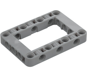 LEGO Medium Stone Gray Beam Frame 5 x 7 (64179)