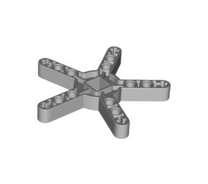 LEGO Gris pierre moyen Faisceau Hélice 5 Lames avec Coupé (80273)