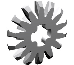 LEGO Medium Stone Gray Bevel Gear Half with 14 Teeth (4143)