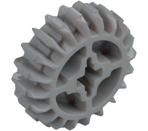 LEGO Medium Stone Gray Bevel Gear with 20 Teeth Unreinforced (32269)