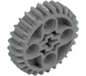 LEGO Medium Stone Gray Bevel Gear with 28 Teeth (46372)