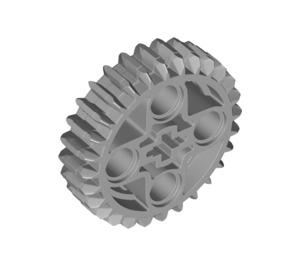 LEGO Medium Stone Gray Bevel Gear with 28 Teeth (46372)
