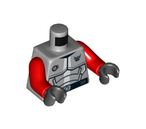 LEGO Gris piedra medio Billy Starbeam Torso (973 / 76382)