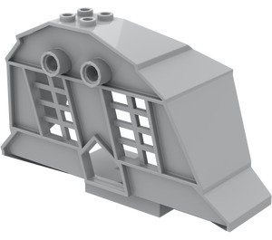LEGO Medium Stone Gray Boat Stern Brick 7 x 16 x 7 (47992)