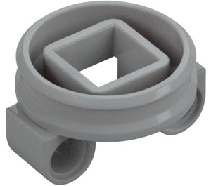 LEGO Medium Stone Gray Bottom for Small Turntable (99009)