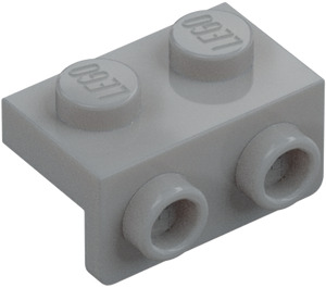 LEGO Medium Stone Gray Bracket 1 x 2 - 1 x 2 (99781)