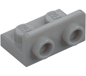 LEGO Medium stengrå Beslag 1 x 2 med 1 x 2 Op (99780)