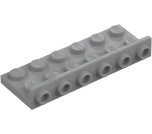 LEGO Mittleres Steingrau Halterung 2 x 6 mit 1 x 6 Oben (64570)