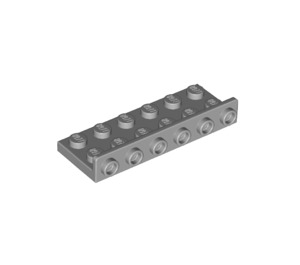 LEGO Gris pierre moyen Support 2 x 6 avec 1 x 6 En haut (64570)