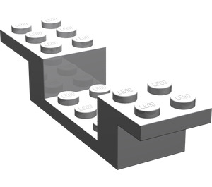 LEGO Medium Stone Gray Bracket 8 x 2 x 1.3 (4732)
