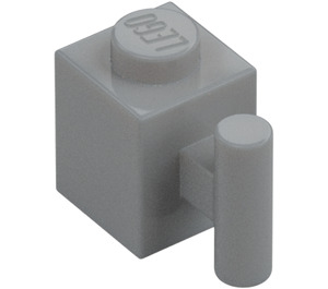 LEGO Gris piedra medio Ladrillo 1 x 1 con Asa (2921 / 28917)