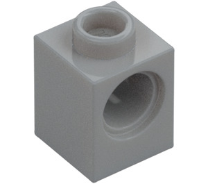 LEGO Medium Stone Gray Brick 1 x 1 with Hole (6541)